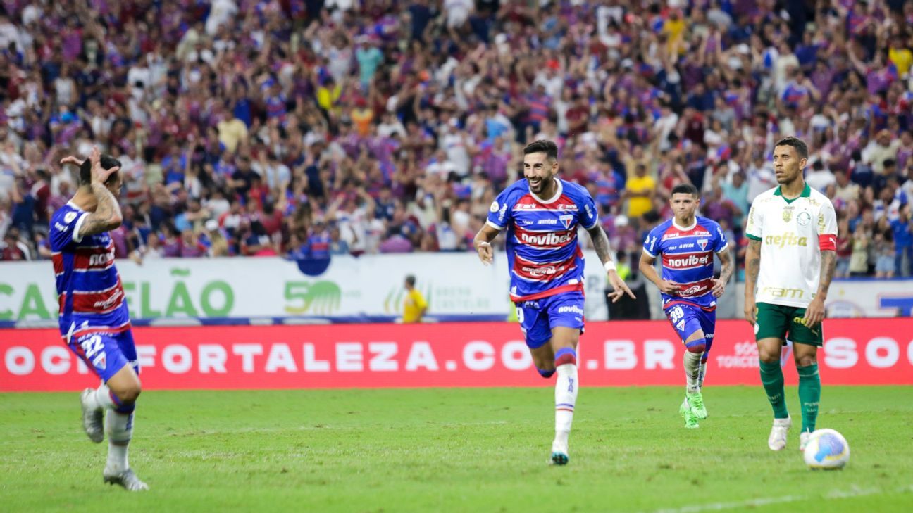Palmeiras é atropelado pelo Fortaleza e desperdiça oportunidade de liderança no Brasileirão.