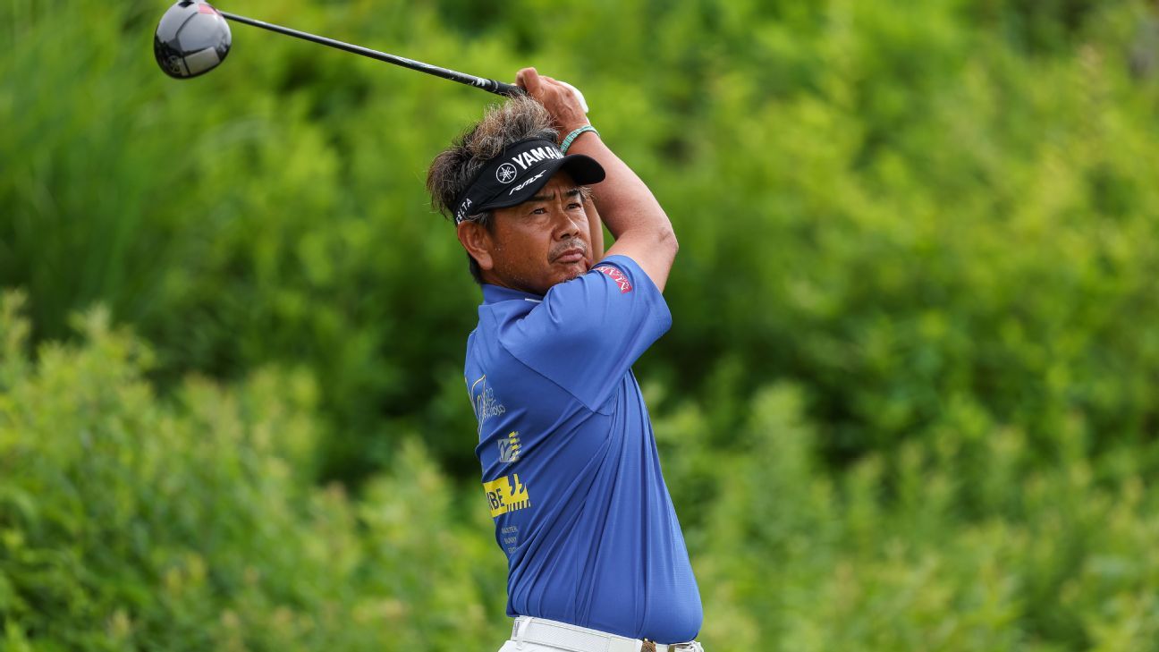 Fujita leads suspended U.S. Senior Open by 3