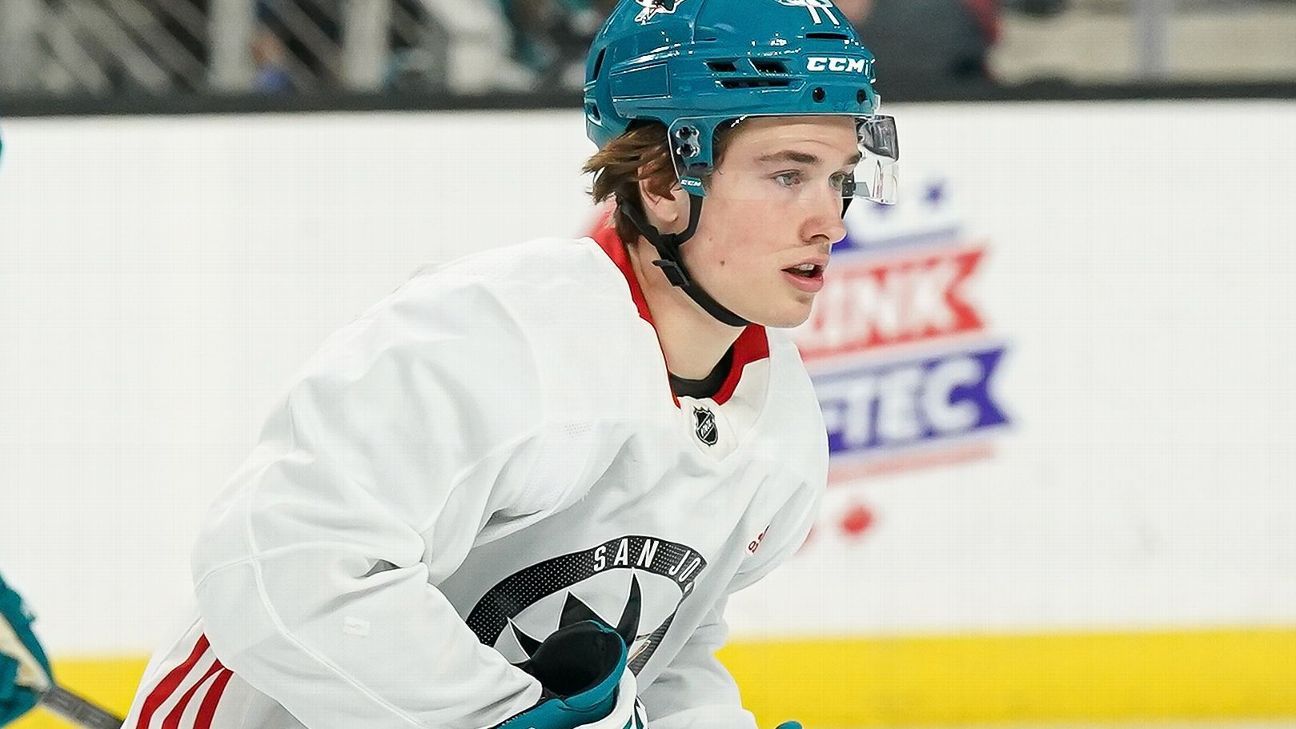 Sharks sign Macklin Celebrini to entry-level contract - ESPN