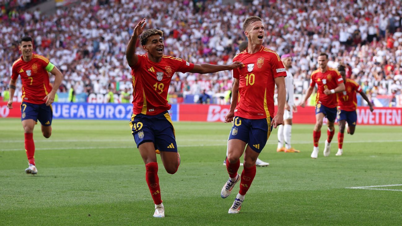 Euro 2024 Power Rankings Spain still top ahead of semifinals ESPN