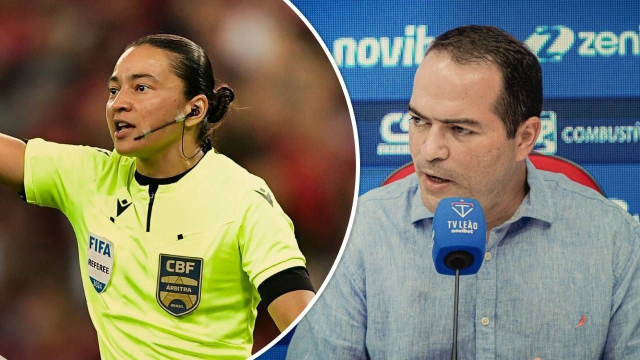 Fortaleza vence Flamengo em jogo controverso, CEO critica arbitragem constrangedora.