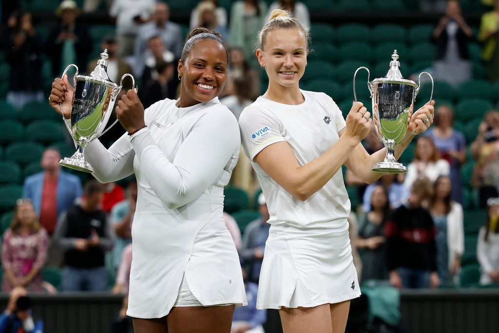 Taylor Townsend and Katerina Siniakova win Wimbledon doubles