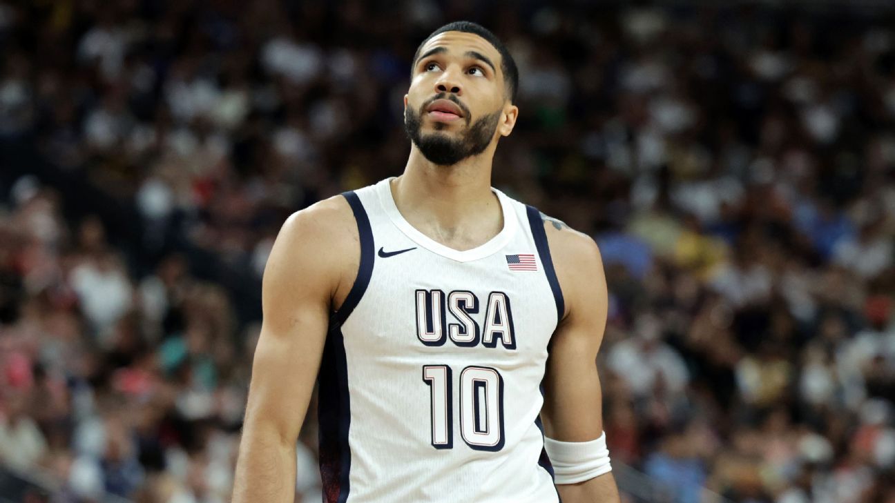 Jayson Tatum participará en el segundo partido de los Juegos Olímpicos contra Serbia