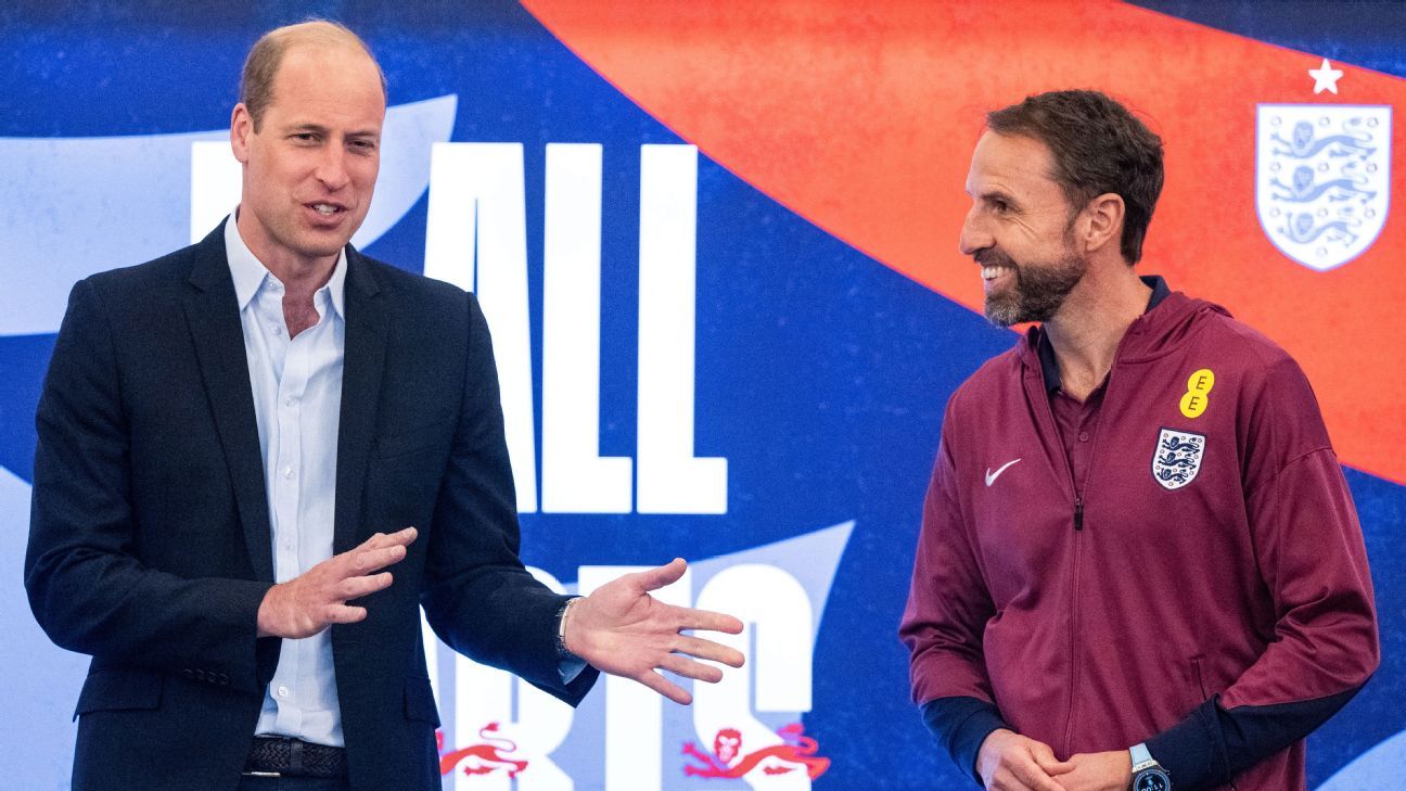 Prince William thanks Southgate after England resignation ESPN