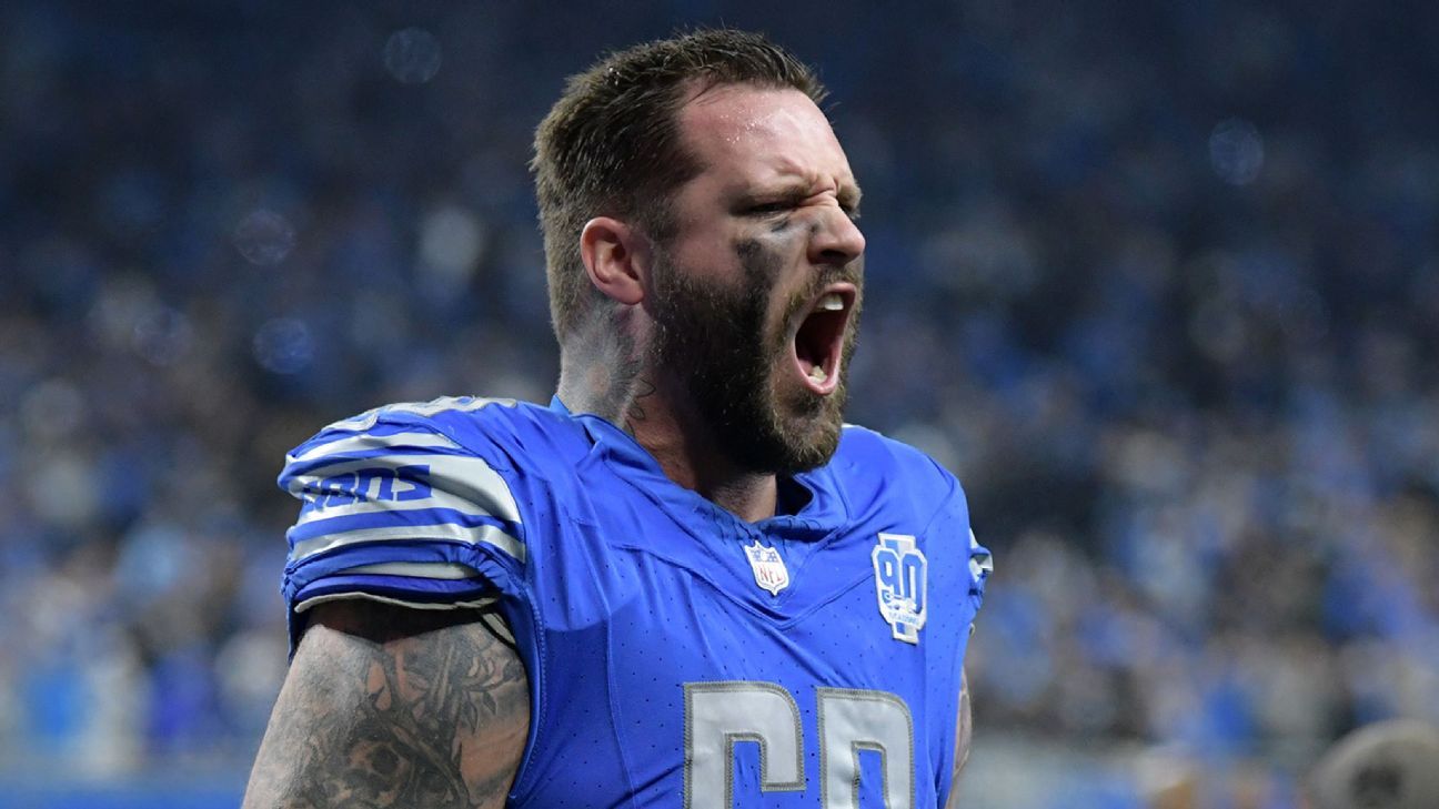 Lions, starting LT Taylor Decker reach $60M extension - ESPN