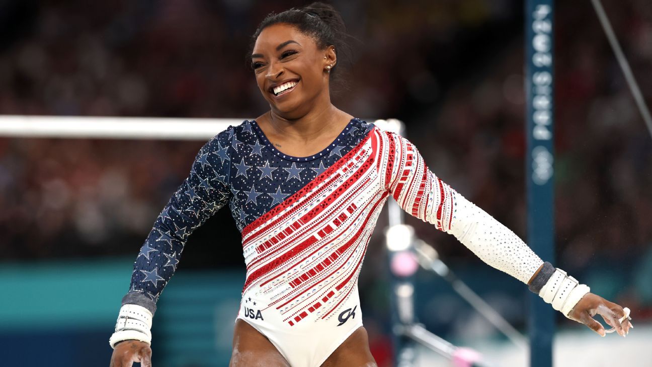 Olímpicos 2024: Simone Biles conduce al oro a EE. UU. en gimnasia - ESPN