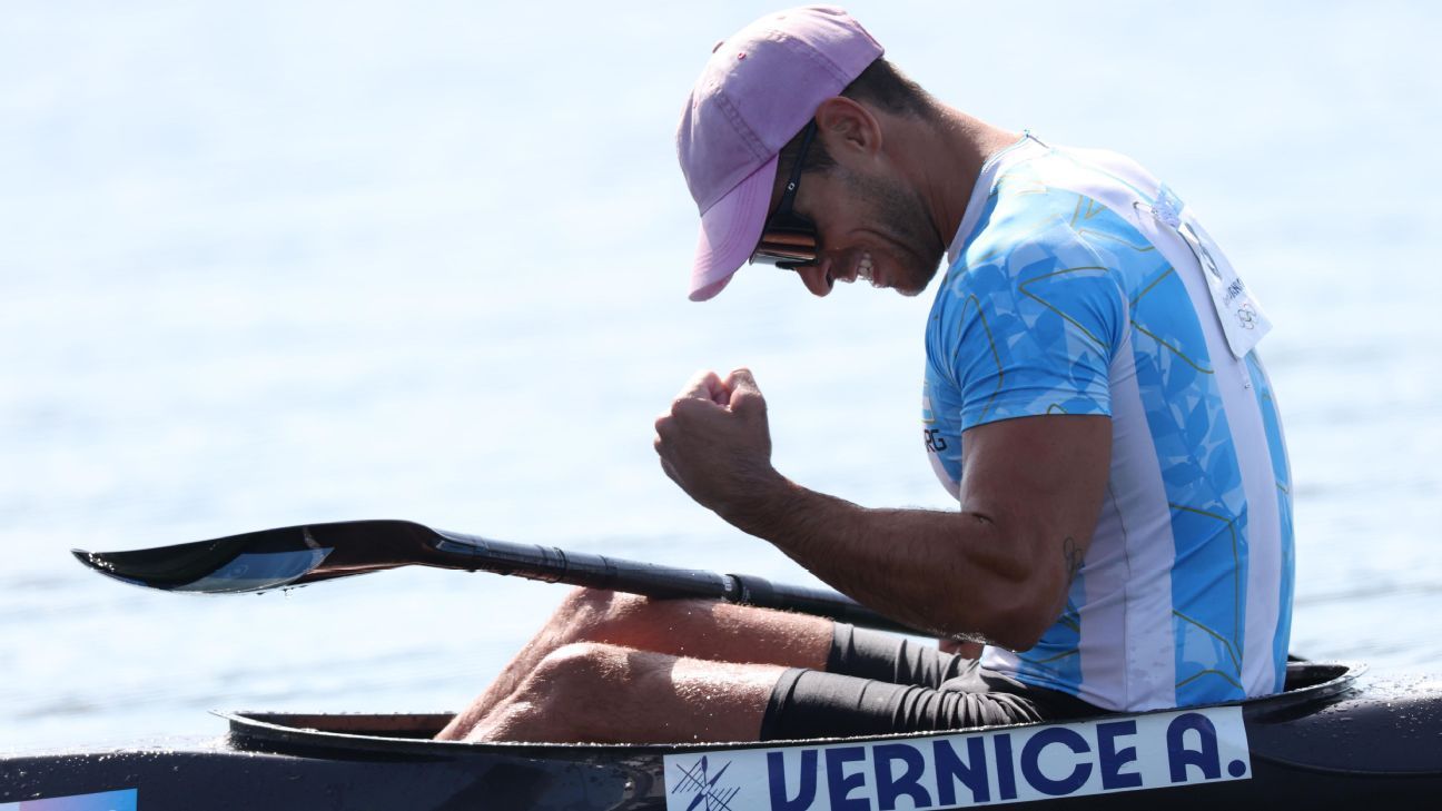 Agustín Vernice finished fourth in canoeing at Paris 2024!