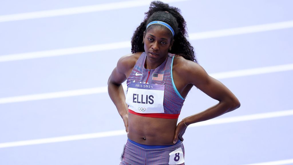 Kendall Ellis was “surprised” by a late retirement in the women’s relay final