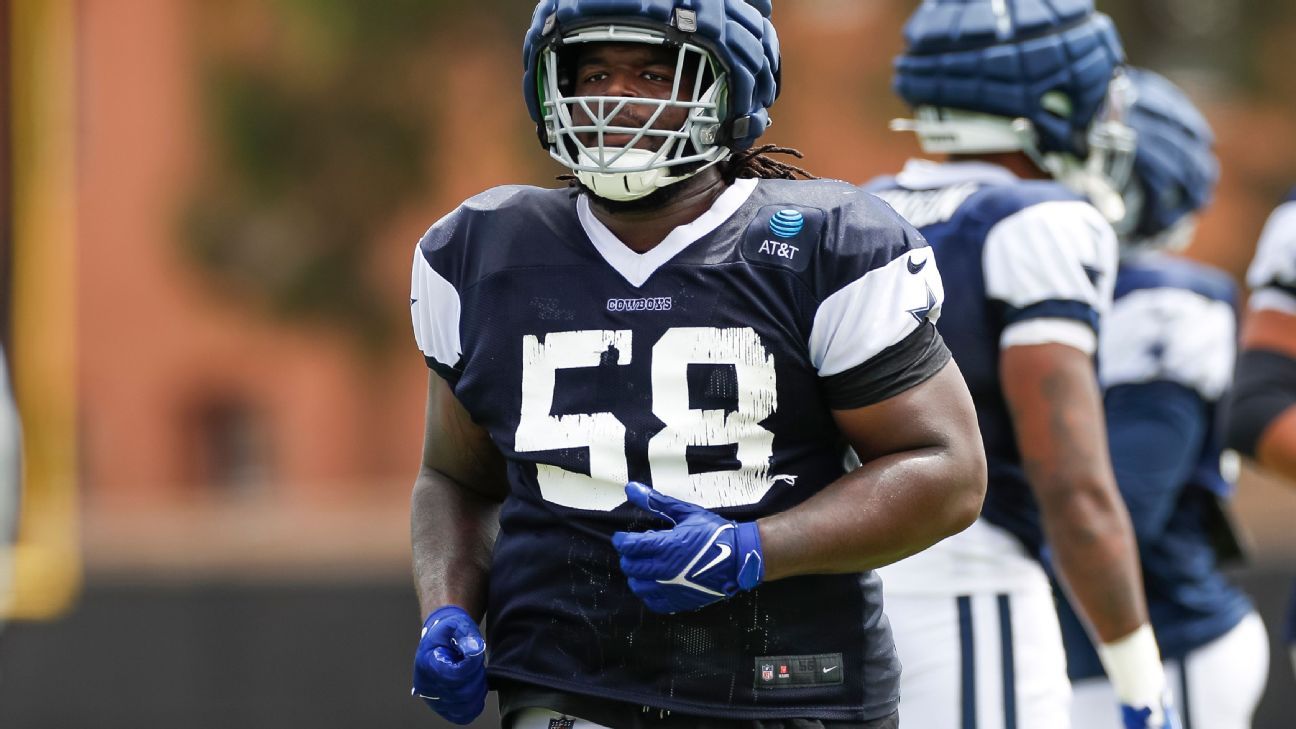 Cowboys defensive lineman Mazzie Smith has been sidelined after suffering an allergic reaction…