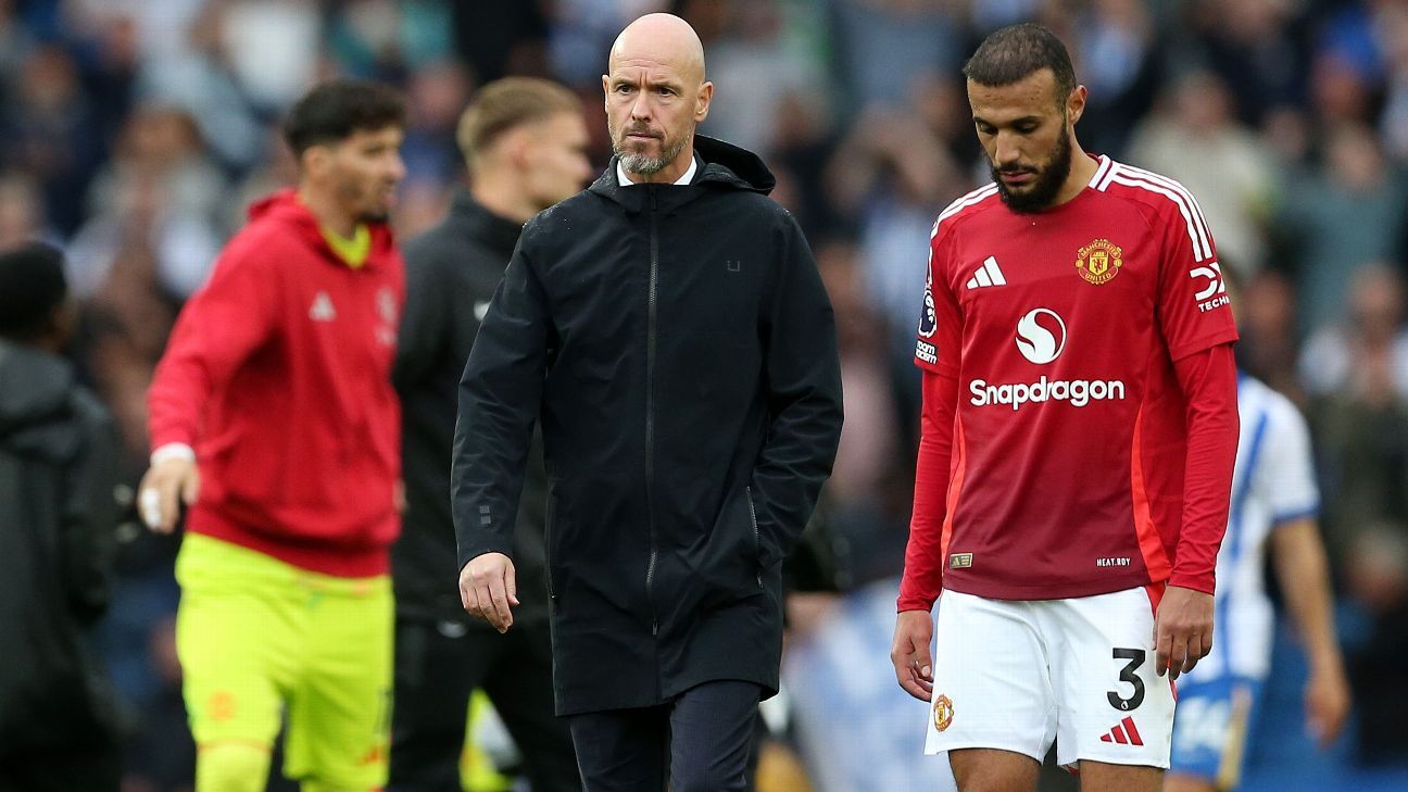 Man United suffers from old weaknesses in late defeat against Brighton