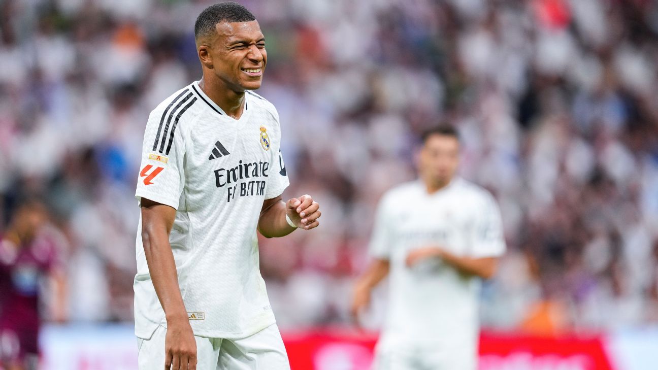 Madrid's Endrick gets dream Bernabeu goal, whereas Mbappé waits for his