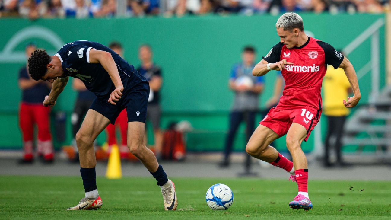 Bayer Leverkusen, without Piero Hincapié, struggled to advance in the German Cup