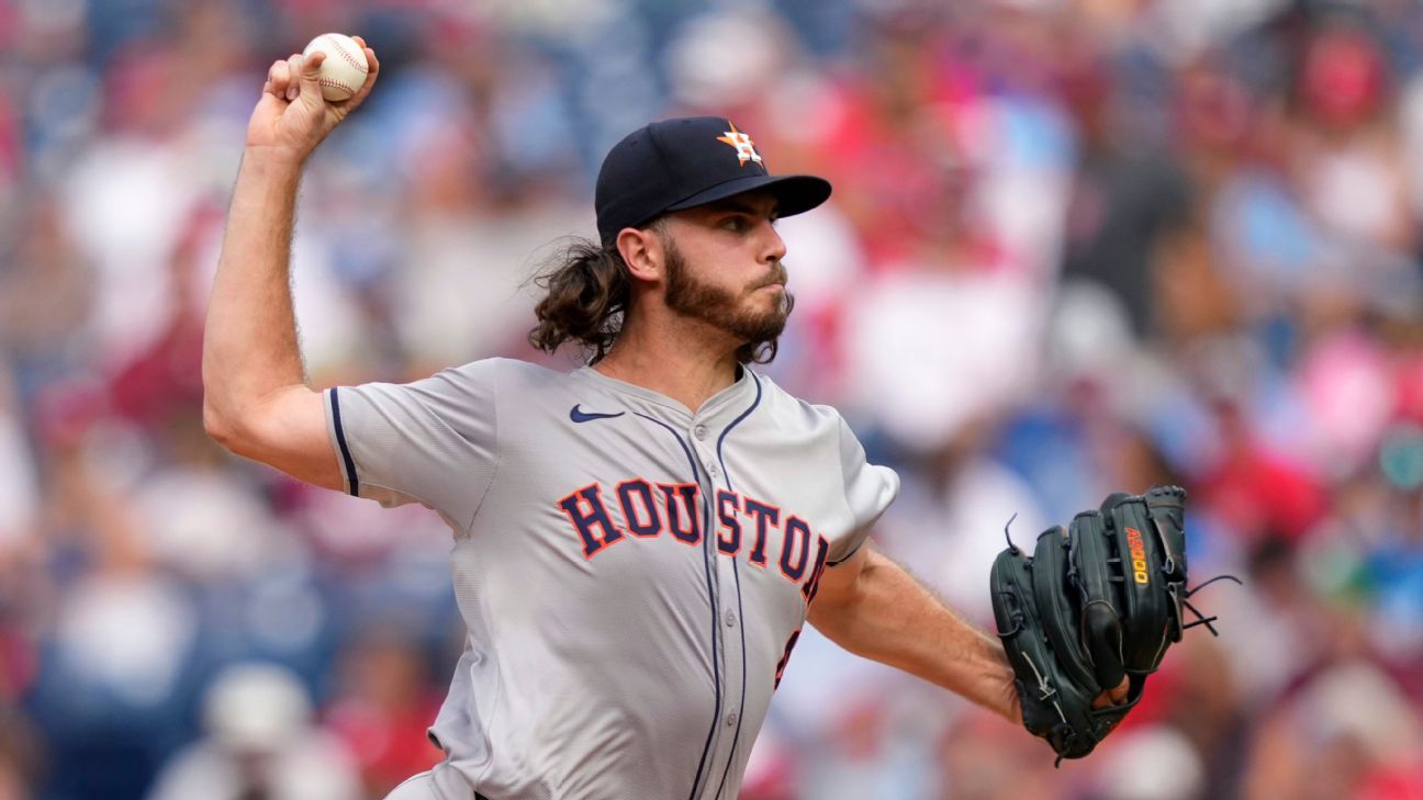 Astros’ Arrighetti won’t need surgery on thumb