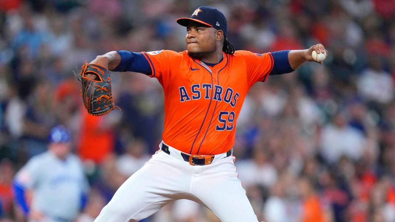 Valdez gets 4th straight Astros Opening Day start