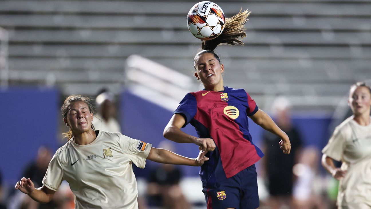 Barcelona crushes Dallas Trinity at the end of their US tour