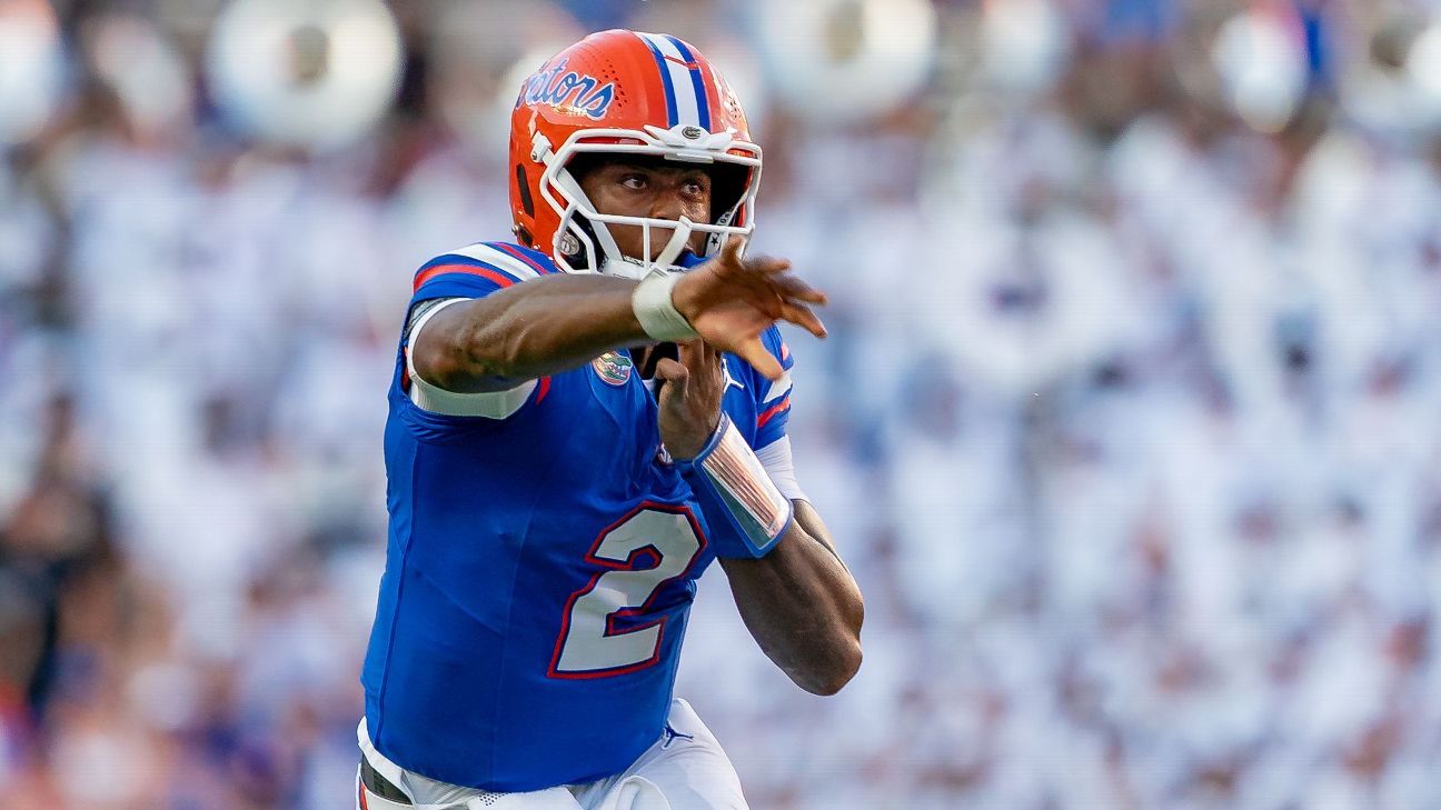 Freshman QB DJ Lagway starts for Florida against Samford