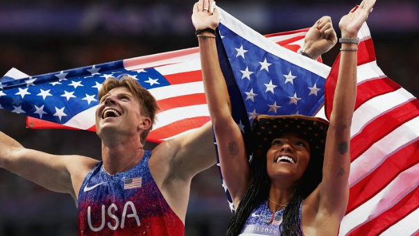 Who are Hunter and Tara Woodhall, the Olympic track and field stars?