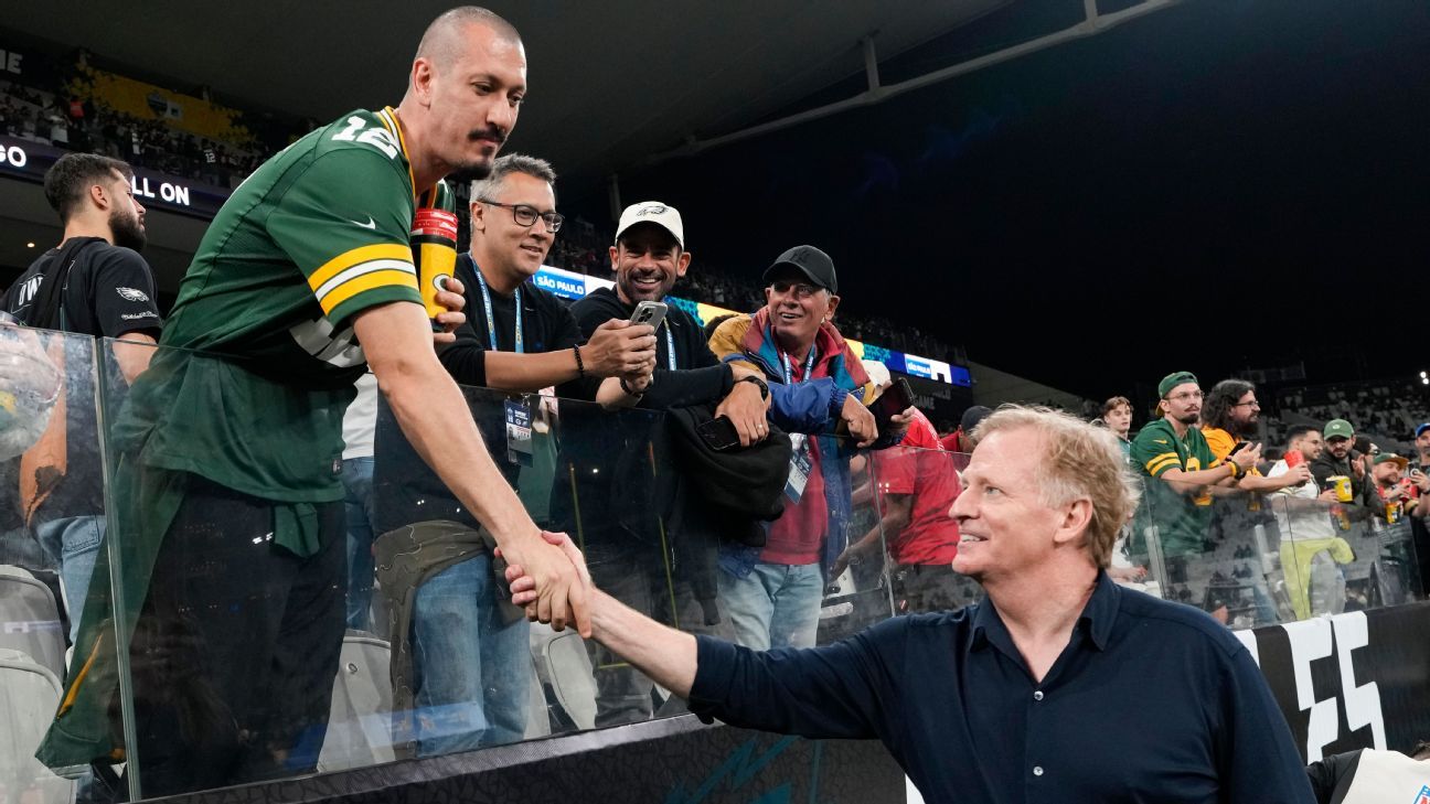 NFL player Roger Goodell wants to play 16 international matches per season