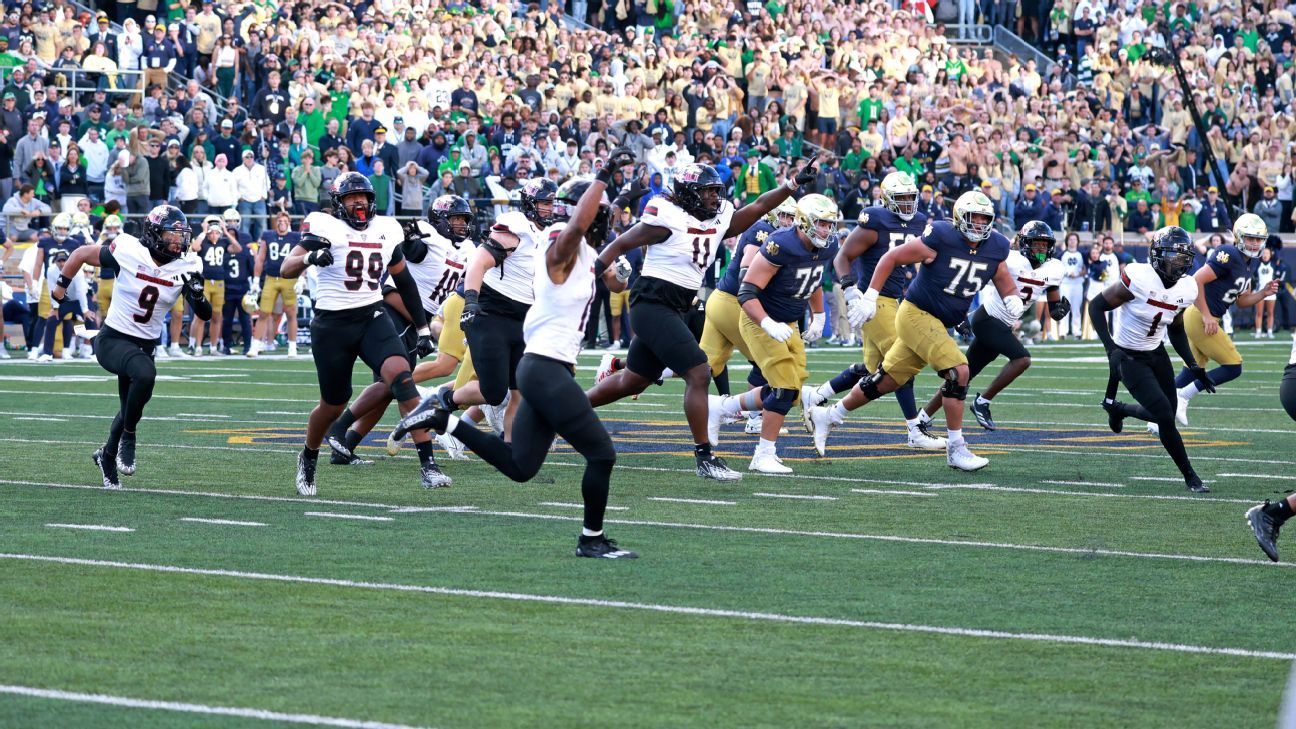 How Northern Illinois pulled off an incredible upset and added Notre Dame to its ‘Boneyard’