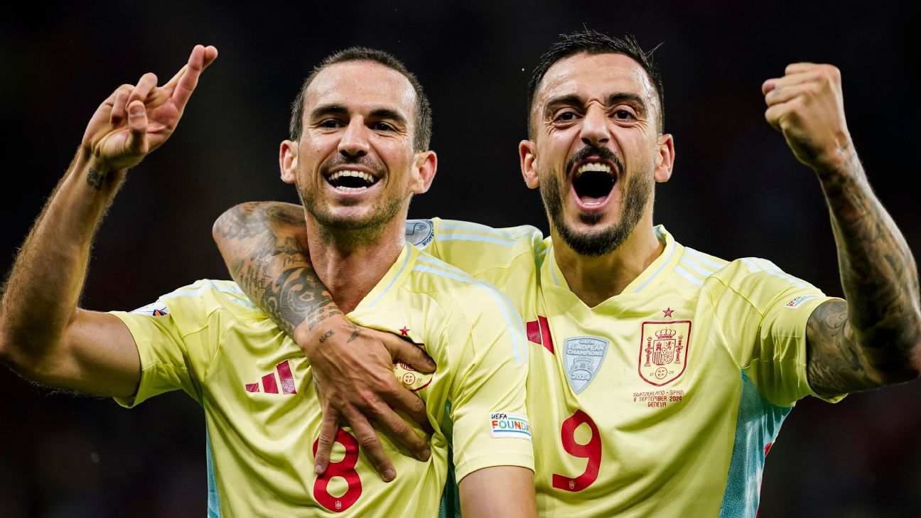 Nations League: Spain goes from suffering to rout in Switzerland