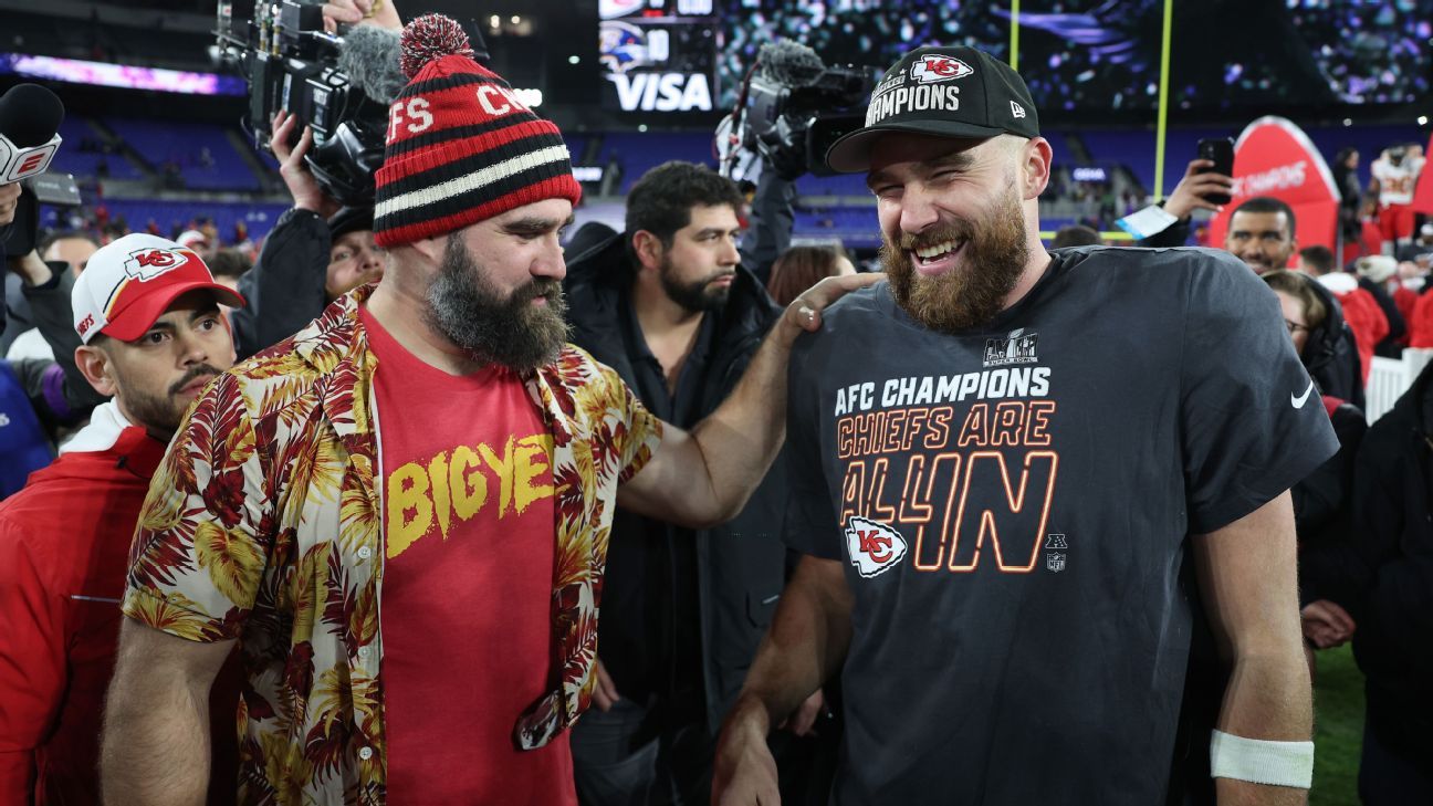 Travis Kelce jokes about Jason Kelce’s trip to the mall before MNF