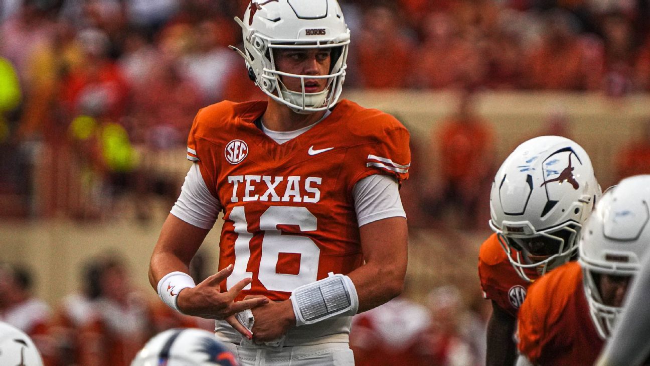 College Football Power Rankings: Texas takes over the top spot