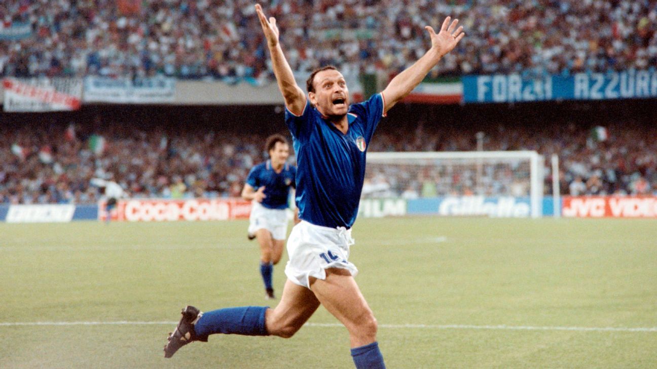 Italy legend Salvatore Schillaci dies aged 59