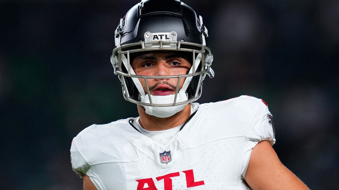 Falcons player Drake London regrets gun celebration in win against Eagles