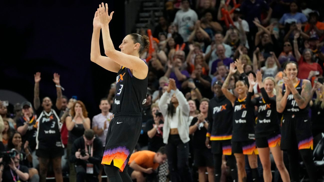 Mercury's Diana Taurasi emotional at possibly last home game