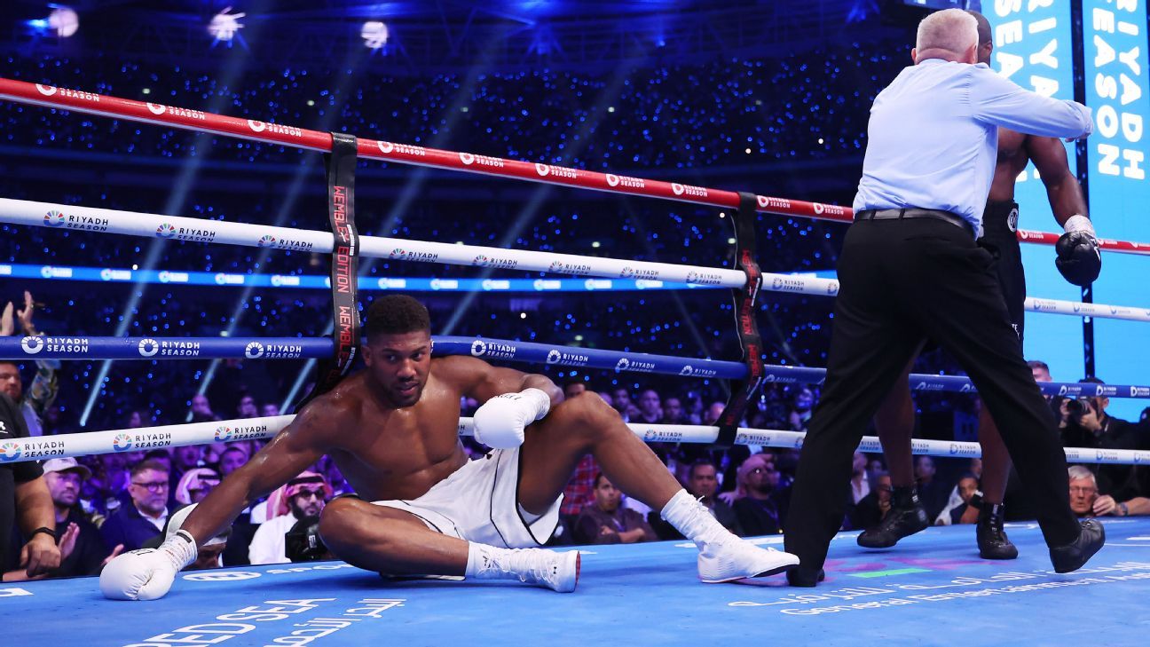 Daniel Dubois knocks out Anthony Joshua in front of 96,000 people