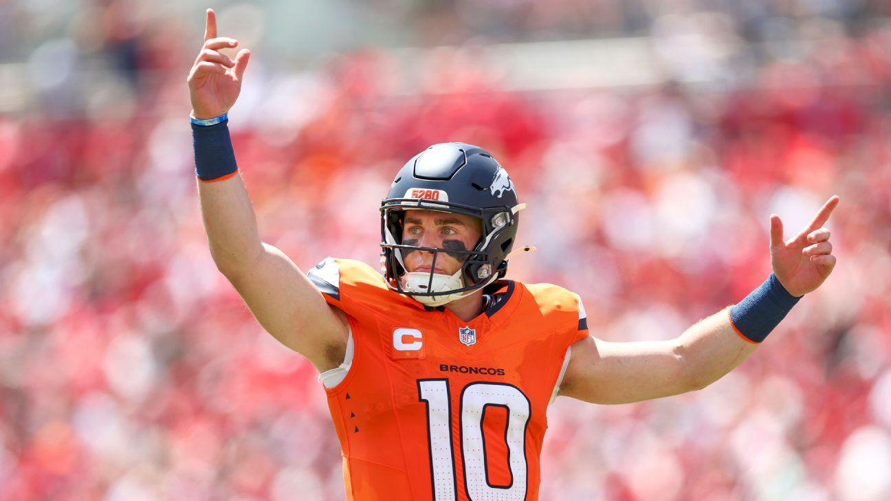 Rookie Bo Nix gets first NFL win as Broncos stomp Buccaneers - ESPN