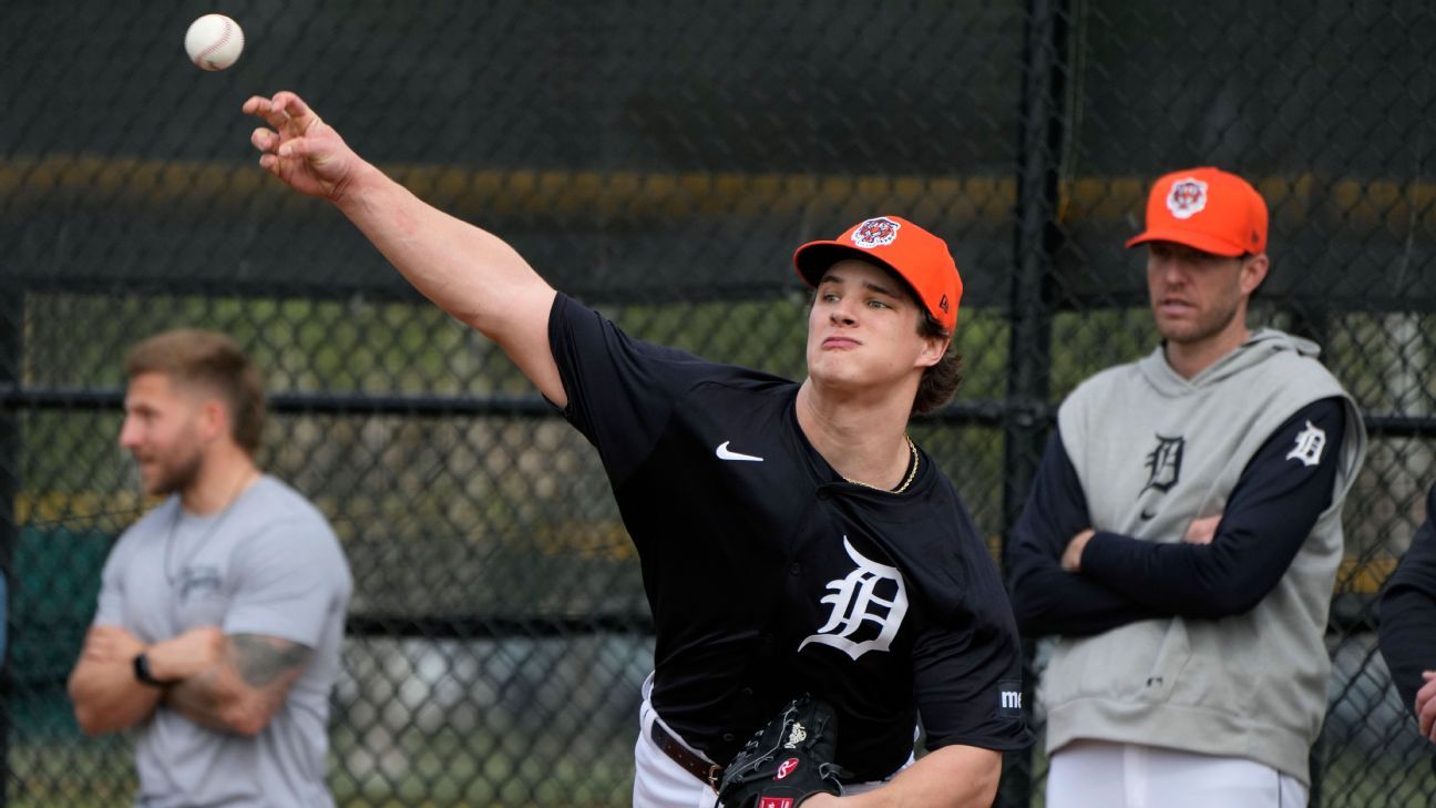 Tigers call up top pitching talent Jackson Jobe