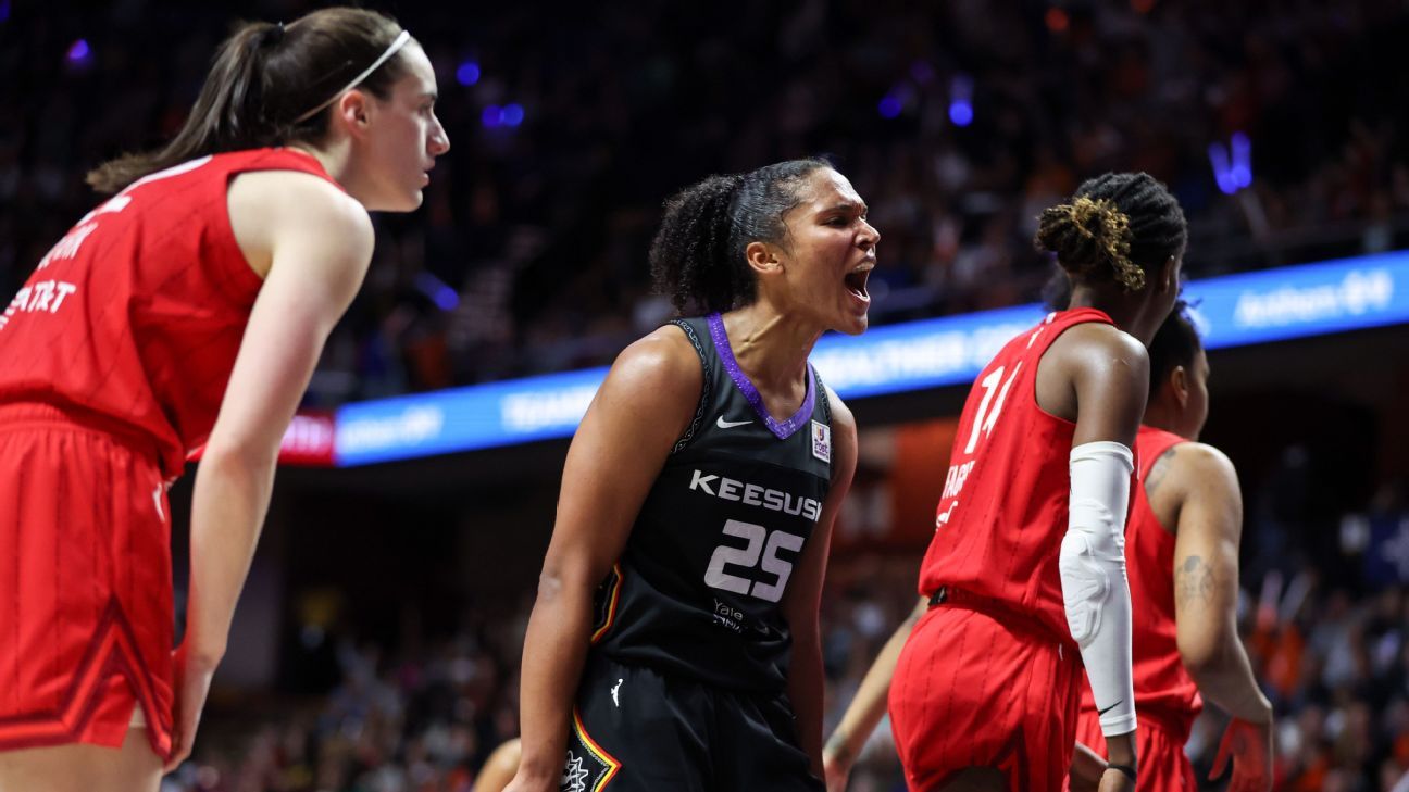 Sun defeats Caitlin Clark and Fever to reach WNBA semifinals