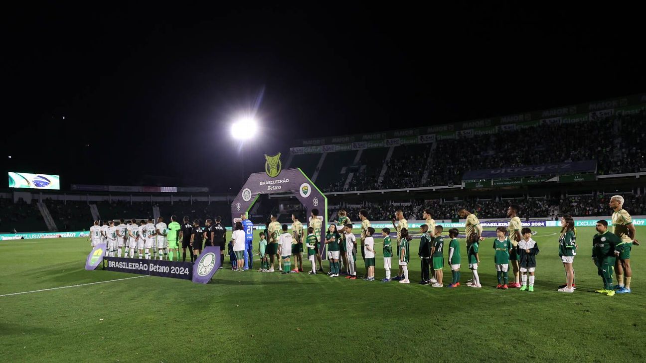 Palmeiras x Atlético-MG: Onde assistir, horário e escalações do jogo do Brasileirão.