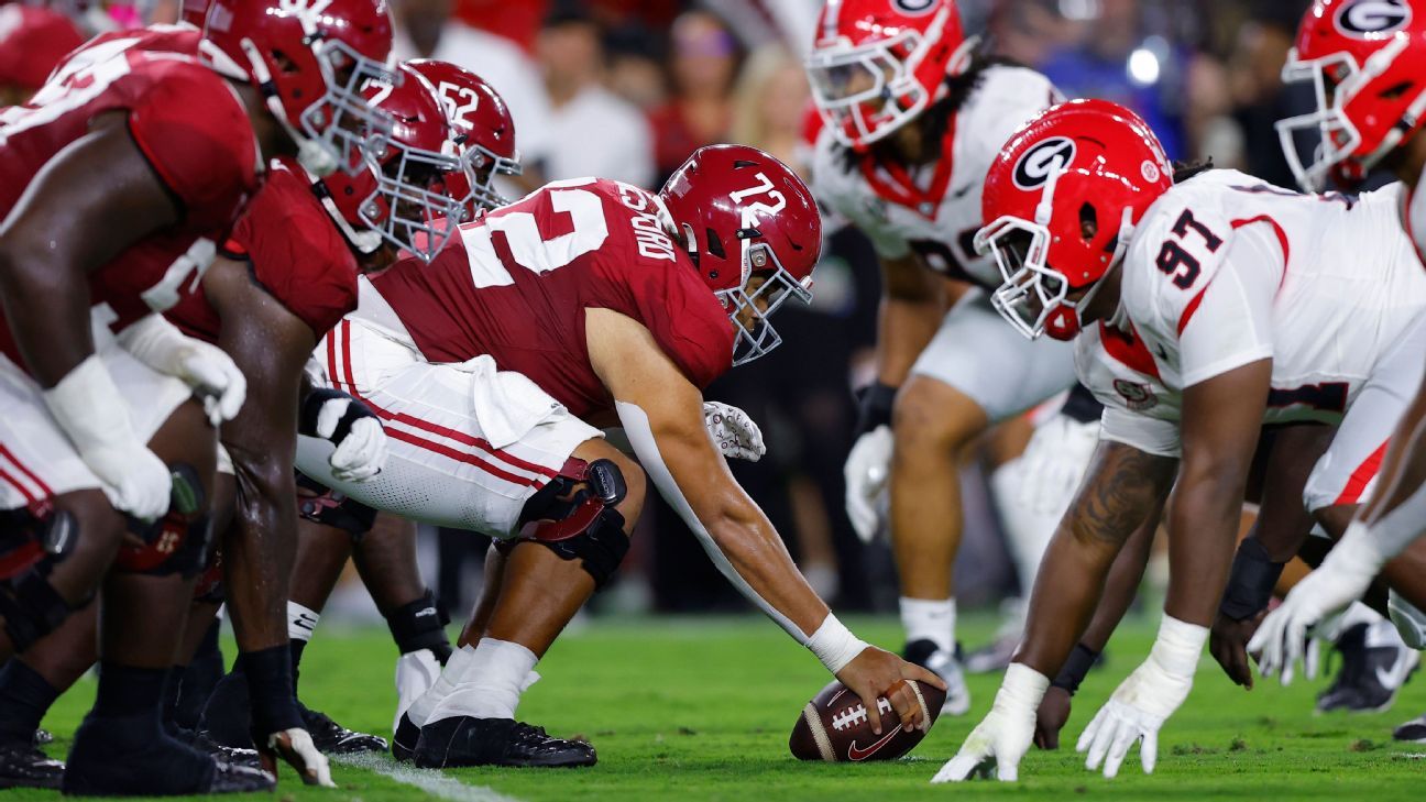 Bama-Georgia showdown draws massive ratings