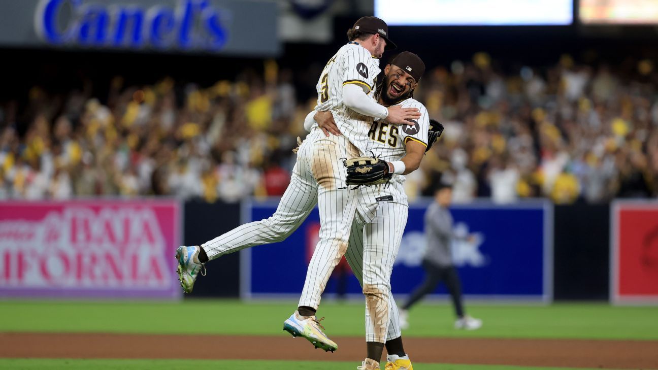 Padres defeat Braves in NL Wild Card; Dodgers wait in the NLDS