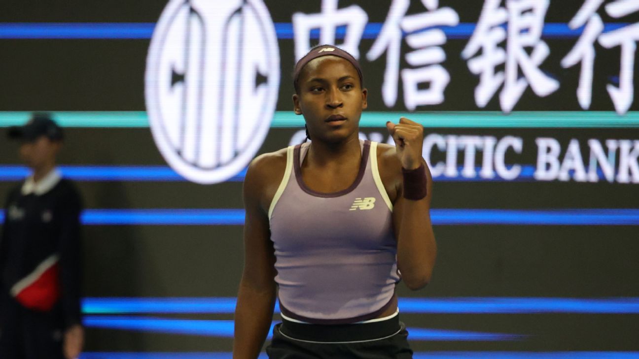 Coco Gauff overtakes Yuliia Starodubtseva to reach China Open semifinals