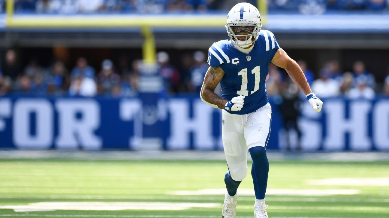 Sources – Colts WR Michael Pittman Jr. (back) is out for several weeks