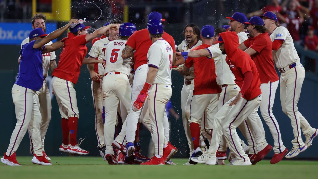 The Philadelphia Phillies beat the New York Mets in Game 2 of the NLDS