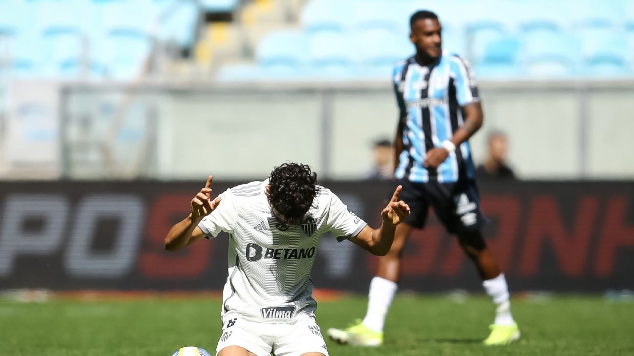 Atlético-MG x Grêmio: Onde assistir, horário, palpites e prováveis escalações no Brasileirão.