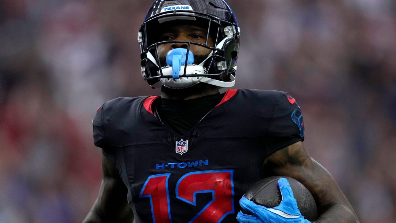 Texans put Nico Collins, NFL's receiving yards leader, on IR ESPN