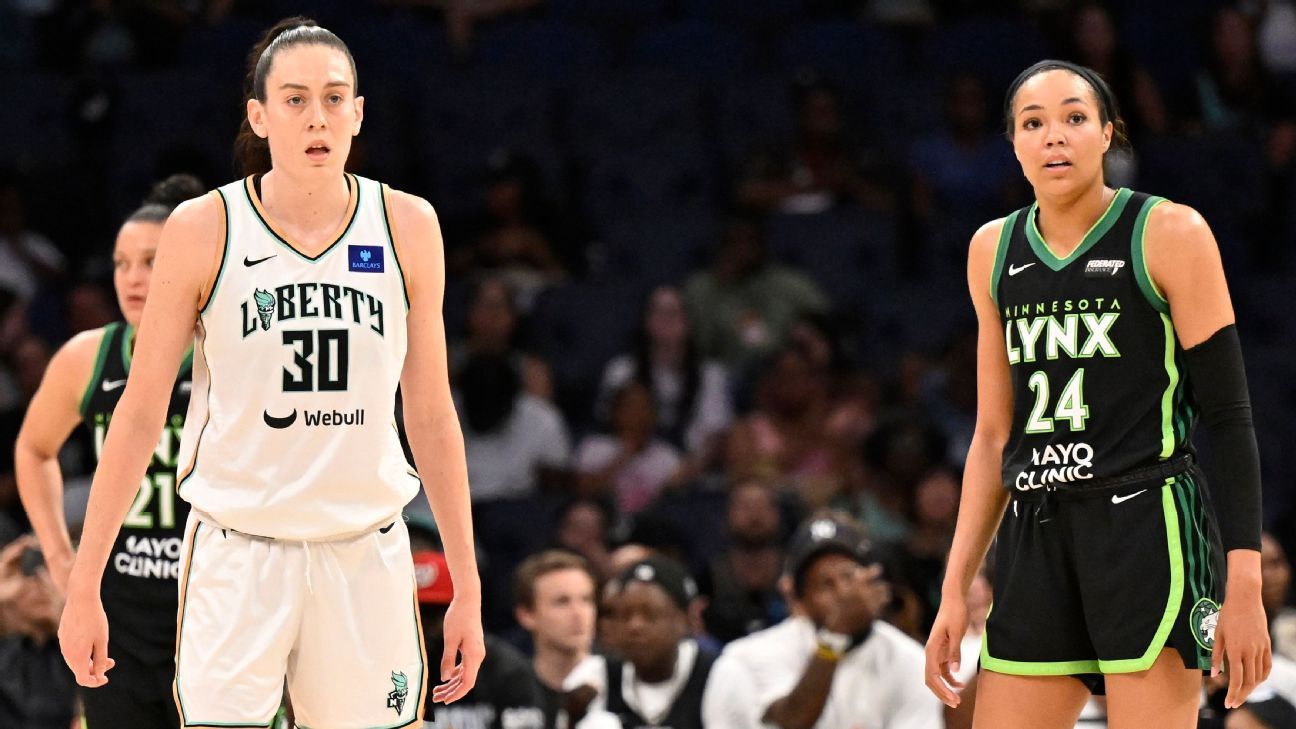 WNBA Finals 2024 Liberty vs. Lynx schedule, highlights, more ESPN