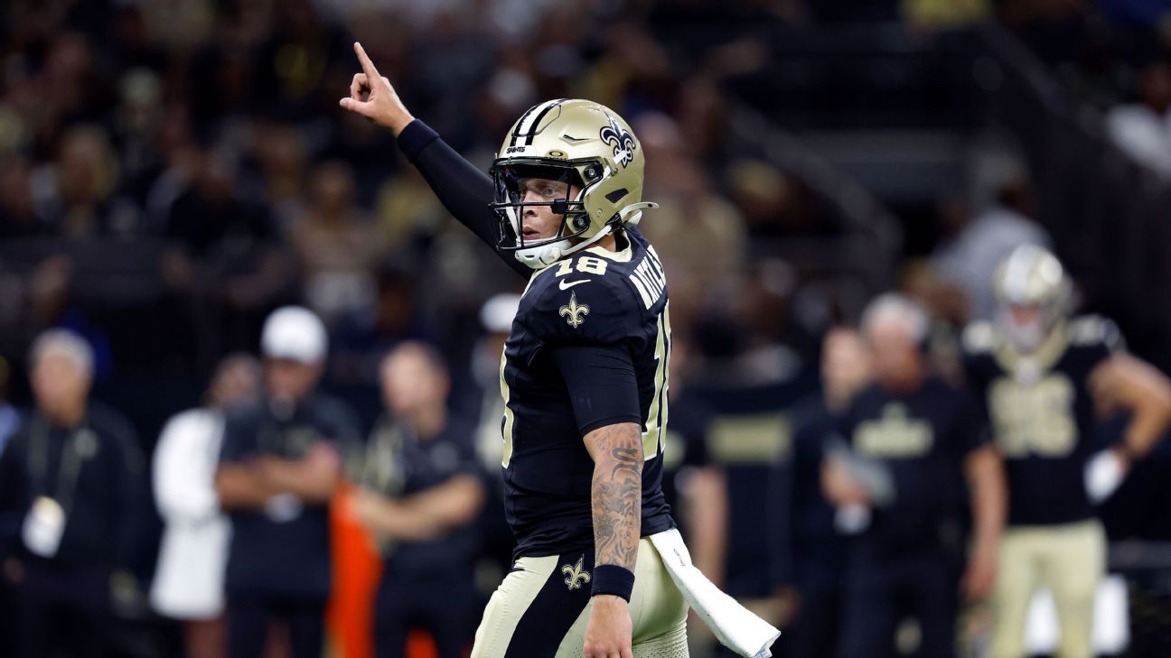 The Saints praise rookie QB Spencer Rattler before the first start