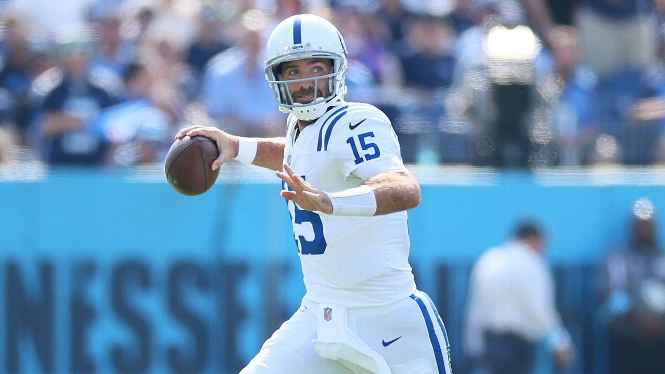 Colts' Flacco hits Downs for a 20-yard, opening-drive score - ESPN