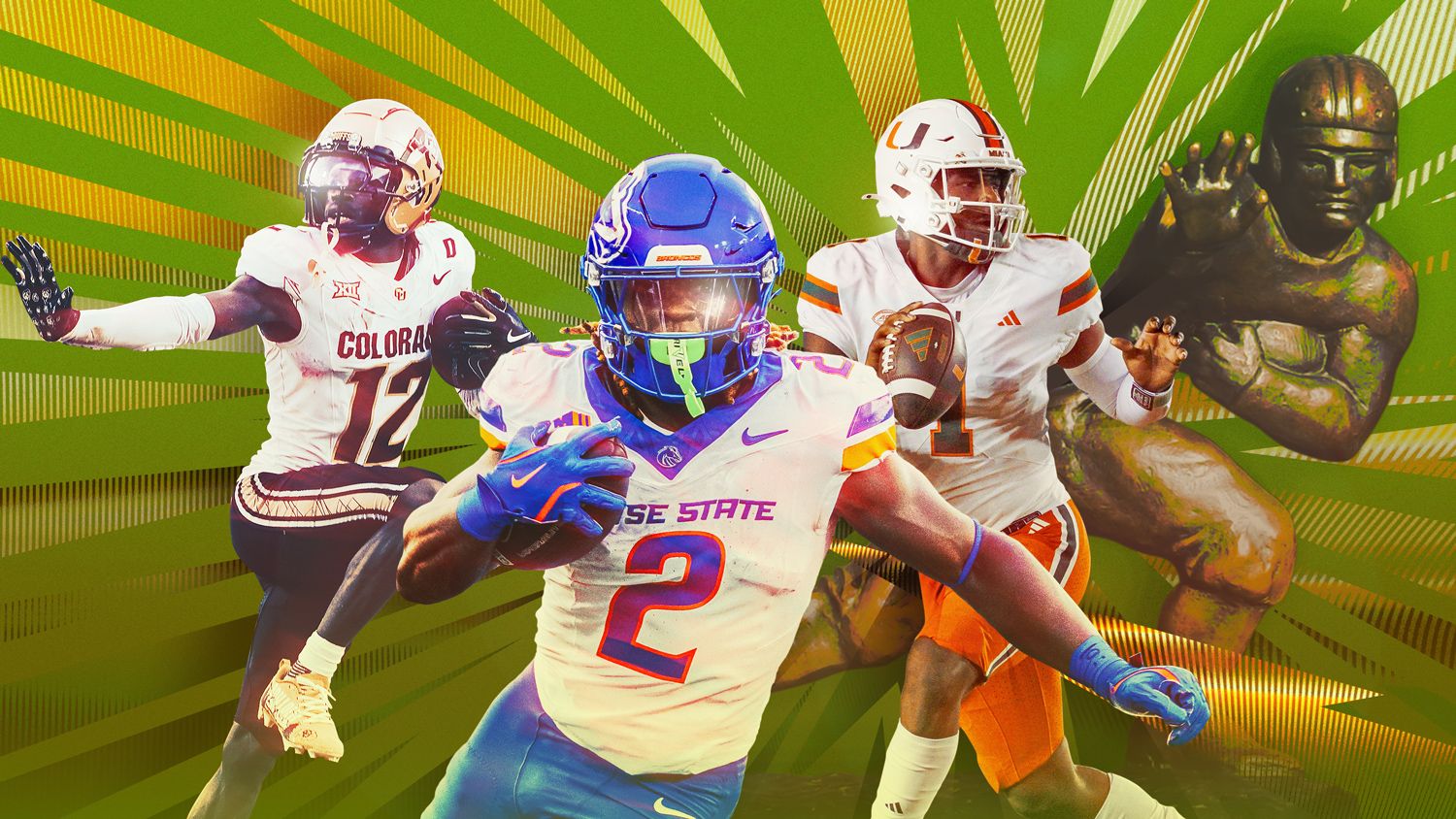 Travis Hunter? Ashton Jeanty? Cam Ward? Votes are in for ESPN's midseason Heisman Watch