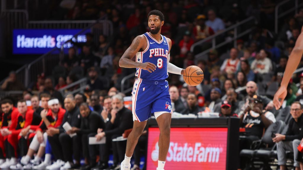 76ers’ George suffers hyperextended left knee