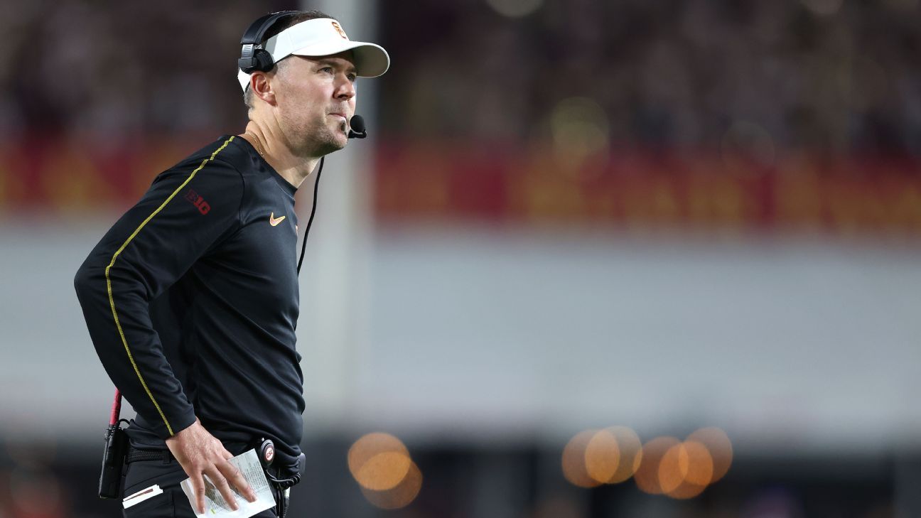 USC trolls Oregon, Dan Lanning’s pool jump with ‘Anchorman’ commitment alert