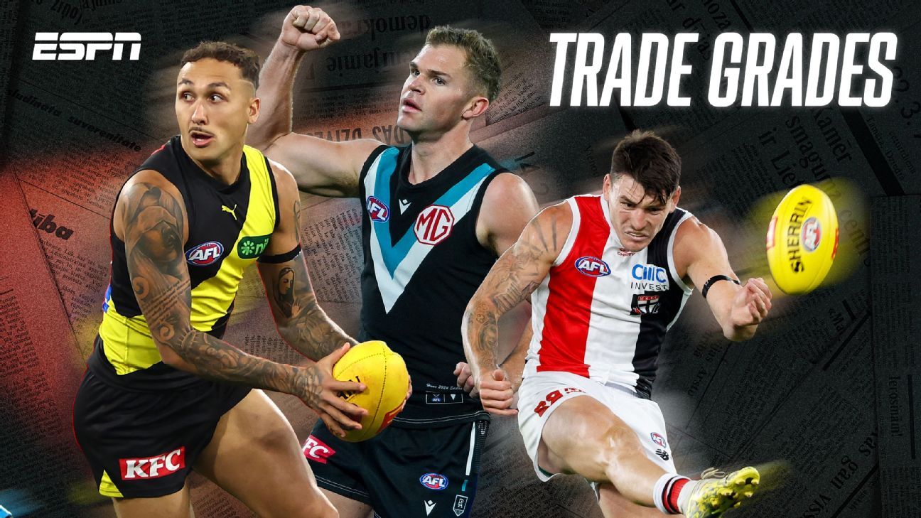 AFL 2024 trade and free agency grades Every club's report card from a