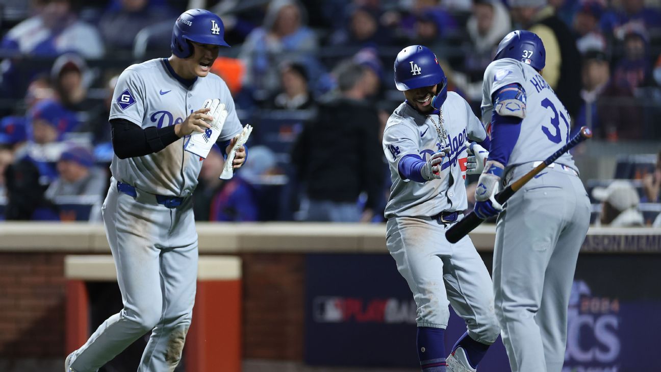 The Dodgers overtake the Mets in Game 4 to take a 3-1 lead in the NLCS