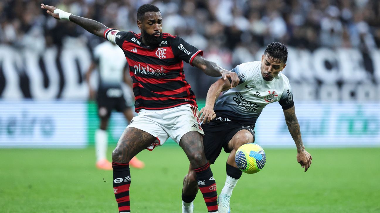 Pedido de Gabigol e críticas de Gerson marcam bastidores do Flamengo ante Corinthians.